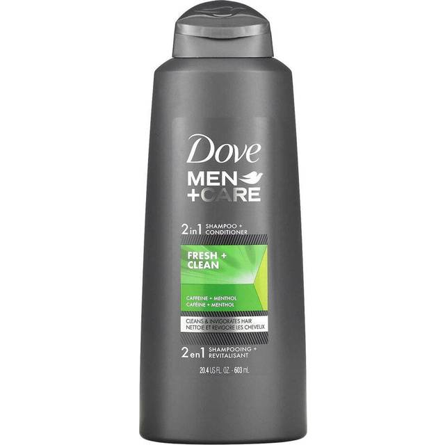 Dove, Men+Care, 2 in 1 Shampoo + Conditioner, Fresh & Clean, 20.4 fl oz (603 ml)