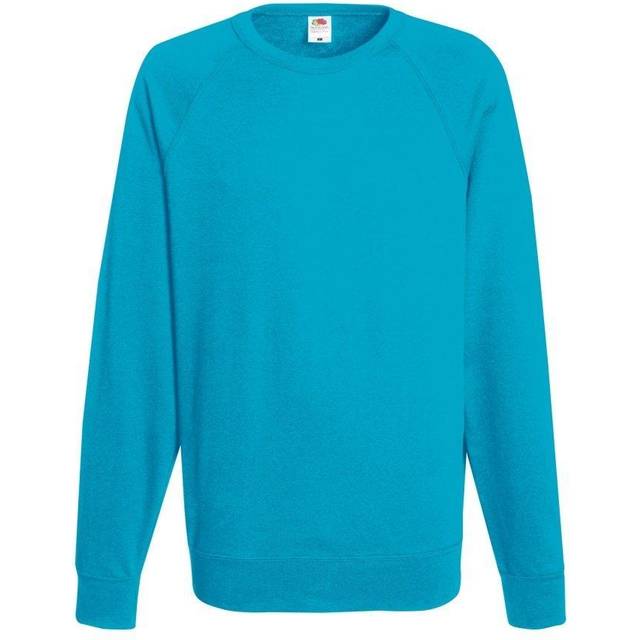Fruit of the Loom Mens Lightweight Raglan Sweatshirt (240 GSM) (Red) - Size 2XL