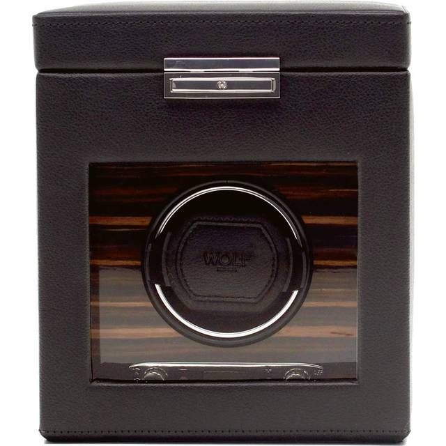 Wolf Roadster Watch Winder 1 Klocka Svart Konstläder 457156 - Unisex - Faux Leather - Black (14 x 20.3 x 17.4)