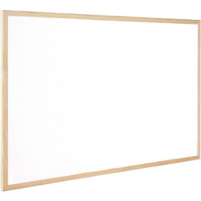 Q-Connect Wooden Frame Whiteboard 400x300mm Ref KF03569