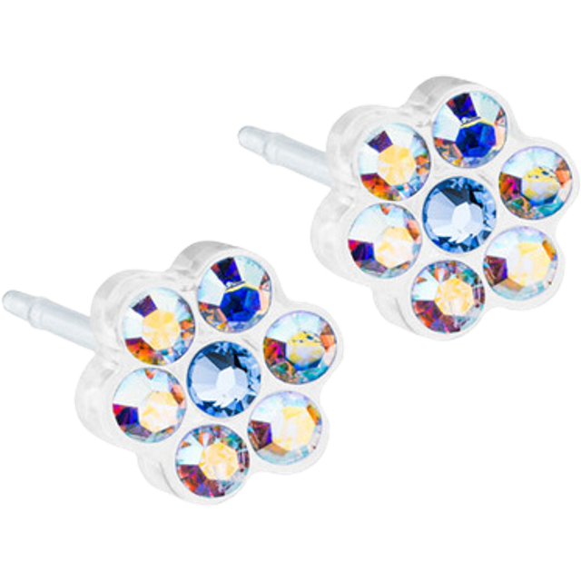 Blomdahl Örhängen Mp Daisy, Rainbow/Alexandrite, 5 mm 1 par