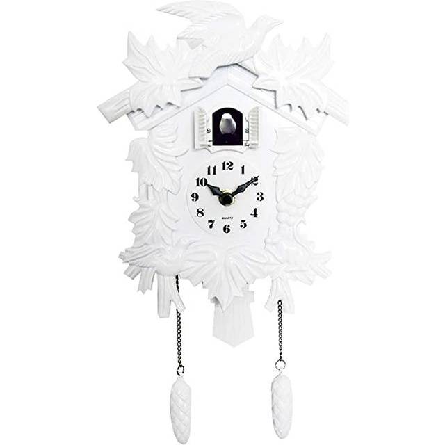Walplus Brown Vintage Cuckoo Clock 37cm - brown - 37 x 11 x 1cm