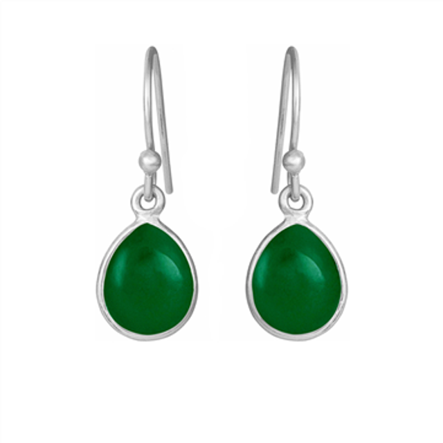 Susanne Friis Bjørner Örhängen Silver 5249-1-102 - Dam - 925 Sterling Silver - Green/Silver