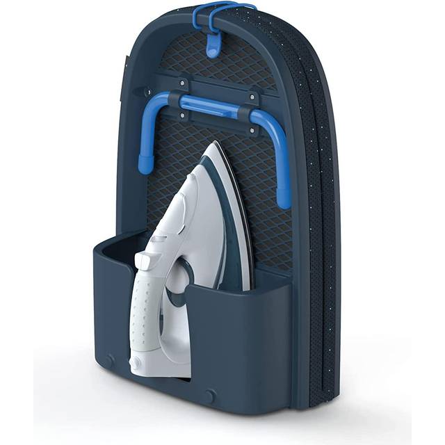 Pocket Plus Folding Ironing Board with Cover - Blue (*)