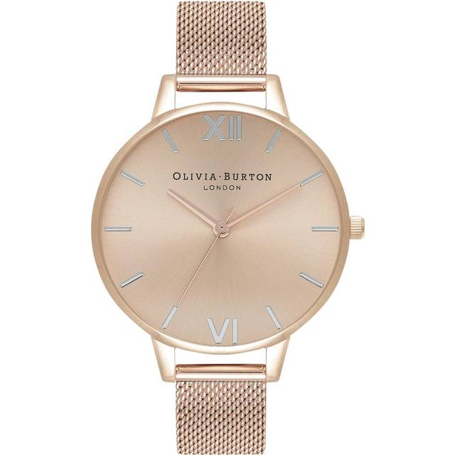 Olivia Burton Rose Gold Mesh Watch