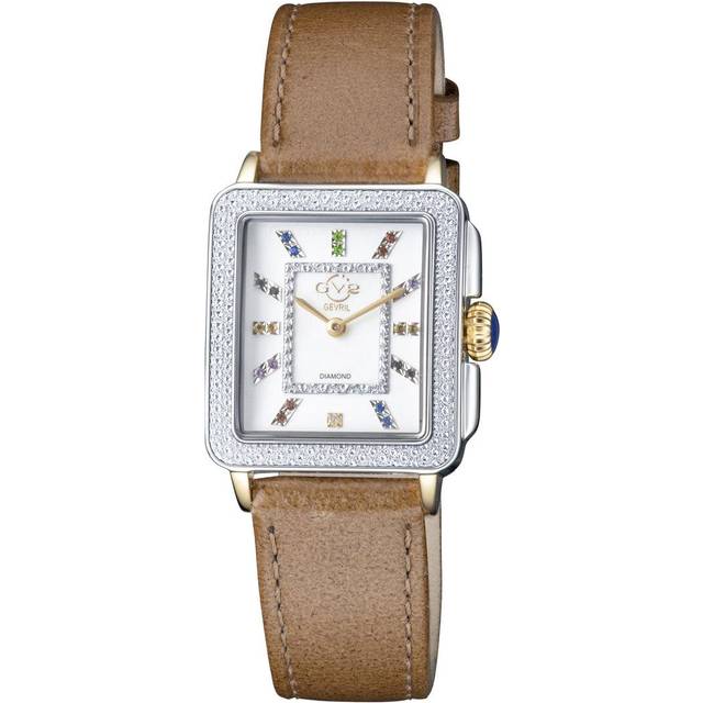 Gv2 Womens Padova Gemstone Swiss Quartz Diamond watch - Beige - One Size