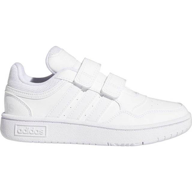 Kids Hoops 3.0 Trainers with Touch 'n' Close Fastening - White - 30 (11.5)