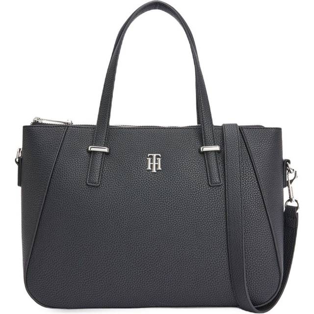 Black Polyethylene Women Handbag