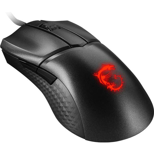 MSI Clutch GM31 Lightweight Gaming Mouse (Wired,PMW-3389 Optical Sensor, up to 12000 DPI, 6 Buttons, RGB, Black)