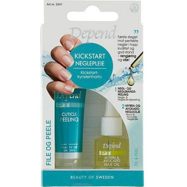 Depend Neglepeeling og negleolie avocado