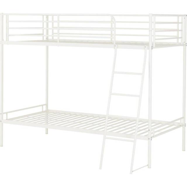 Brandon Single 3ft Bunk Metal Bed Frame Black- Mattress Not Include