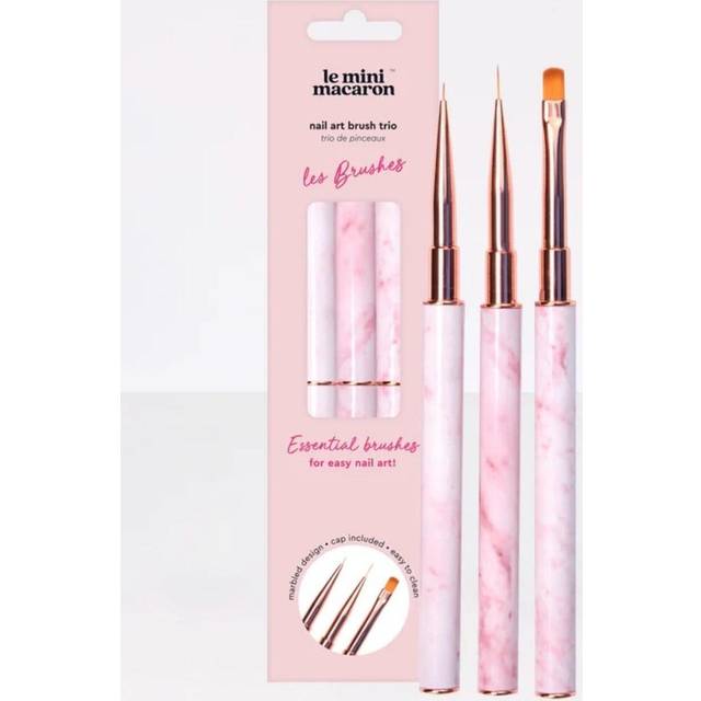 Le Mini Macaron Nail Art Brush Trio Brushes