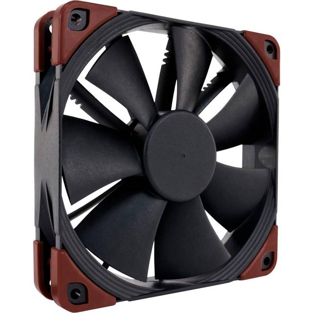 Noctua NF-F12 iPPC-24V-3000 SP IP67 PWM, Kraftig Fläkt, 4-Pin, 3000 RPM, 24V-Version (120 mm, Svart)