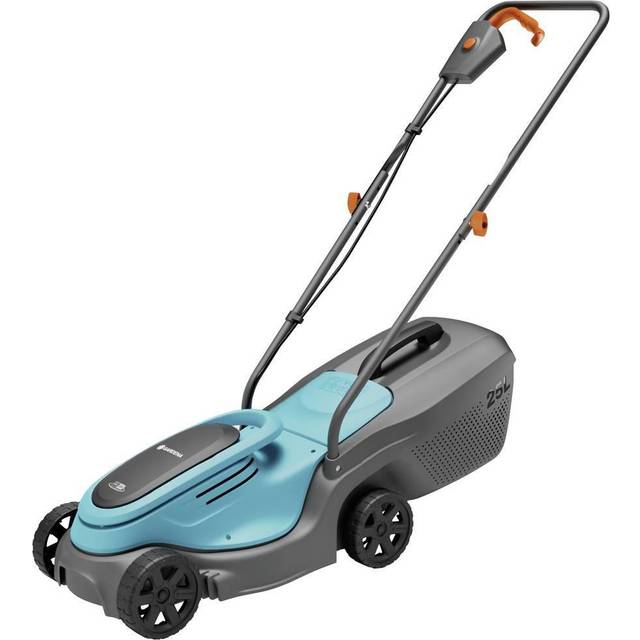 Gardena batteridriven gräsklippare PowerMax 30/18V P4A utan batteri: Klippbred 30 cm, klipphöjd 35–65 mm, uppsamlingsvolym 25 l, ergonomiskt grepp, fällbart handtag, motor borstlös (14630-55)