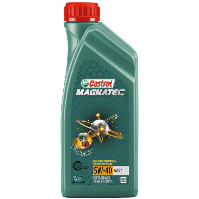 Castrol Magnatec A3/B4 5W-40 Motorolja 1 l - Motorolja - VW - Volvo - Renault - Mercedes - Audi - Skoda - Peugeot - Ford