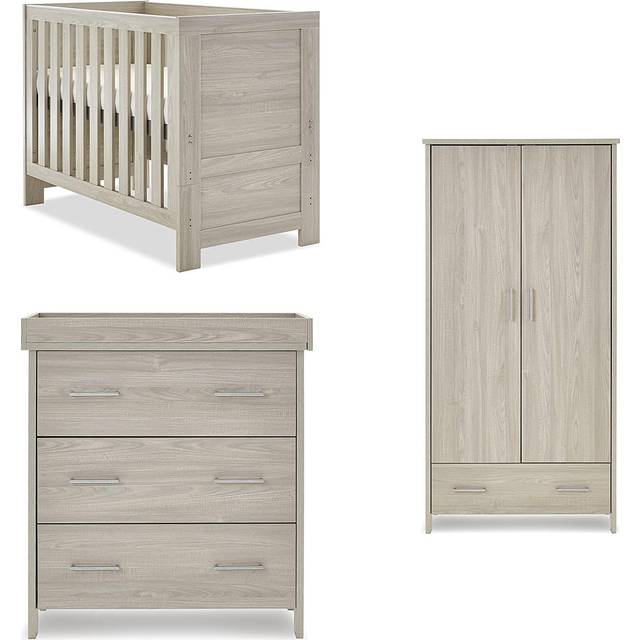 Obaby Nika Mini 3 Piece Room Set - Grey Wash