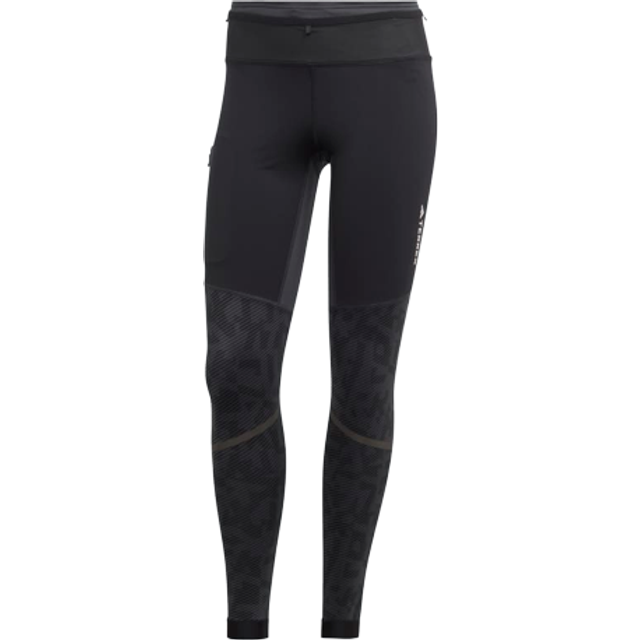 Terrex Agravic Trail Running Tights Dam, CARBON, 42