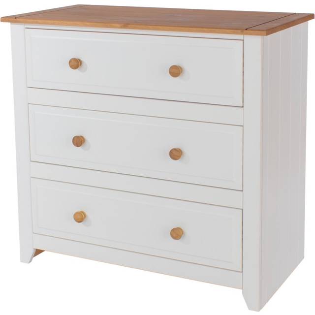 Core Products Felka 3 Drawer Chest, White