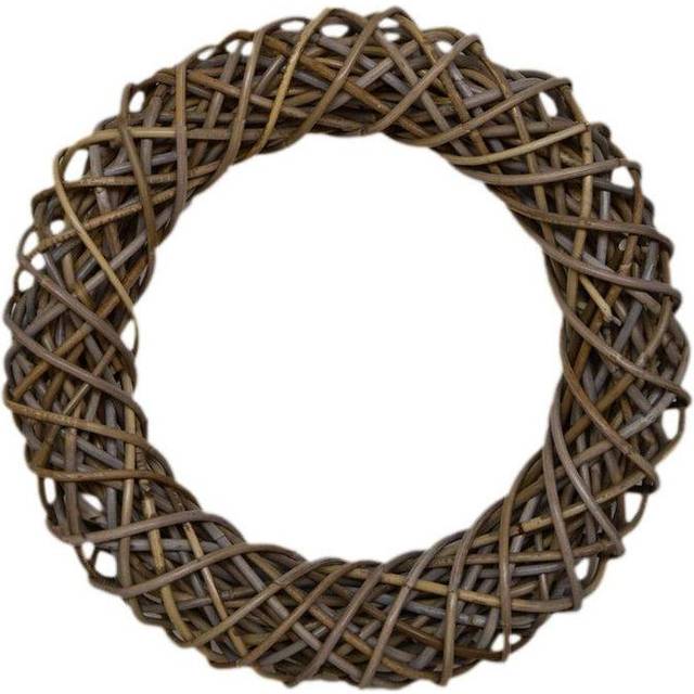 Ivyline Rattan Wreath D40cm - Natural, Brown