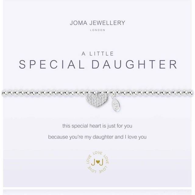 Joma Jewellery A Little Special Daughter Bracelet, Silver