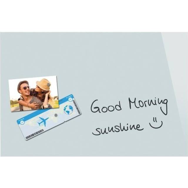 Be!Board B1200 magnetisk glasbräda/magnetisk anslagstavla/whiteboard/torr avtorkningsbräda, 60 x 40 cm, ren vit
