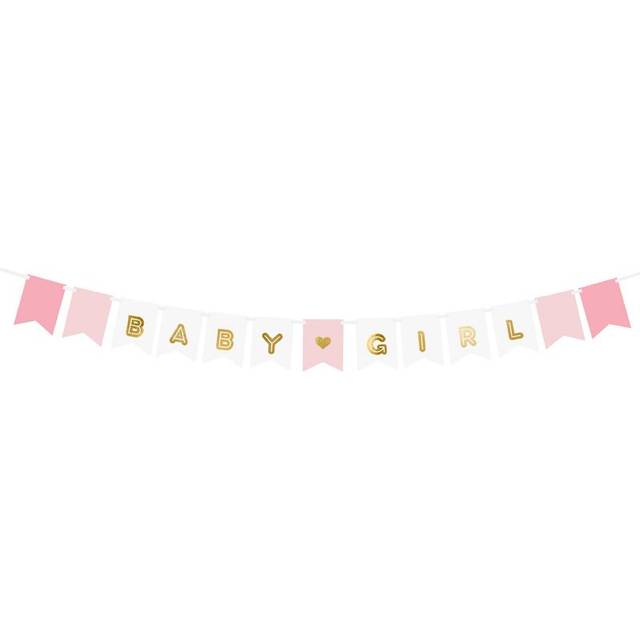 Gender Reveal Party Baby Girl Garland Baby Shower Bunting Decoration