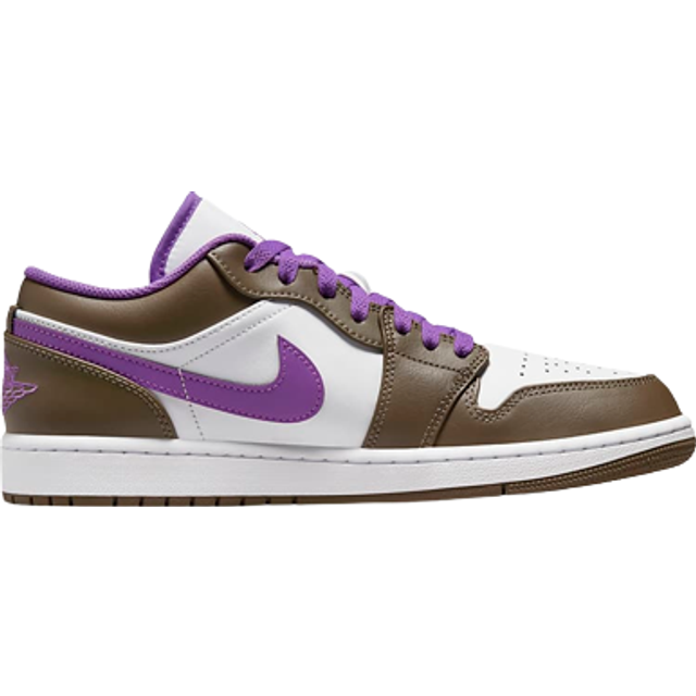 Air Jordan 1 Low 'Purple Mocha' 553558-215 - PALOMINO/WILD BERRY-WHITE - 10