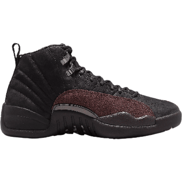 Jordan 12 burgundy suede best sale