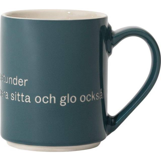 Design House Stockholm Astrid Lindgren mugg, och så ska man ju ha Svensk text