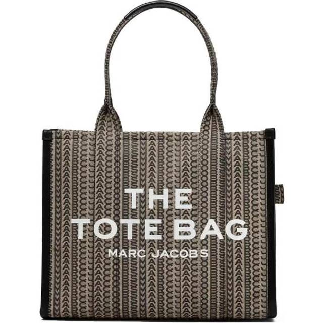 Marc Jacobs The Large Monogram Jacquard Woven Tote Bag - Beige