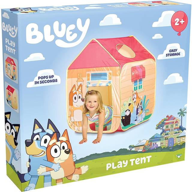 Playtime Wendy House Playrole Pop Up Tent - Multi - One Size - Bluey