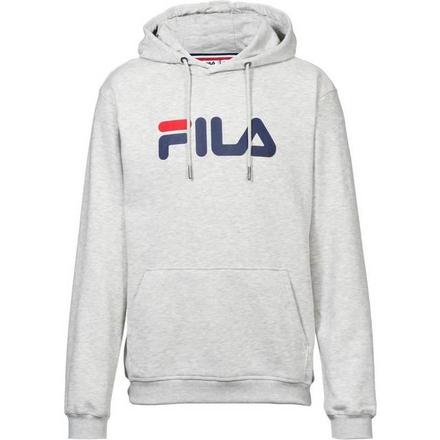 FILA Barumini Herren Hoodie Kapuzen-Pullover Pulli Sweater Baumwoll-Sweatshirt FAU0068-80000 Grau-Meliert