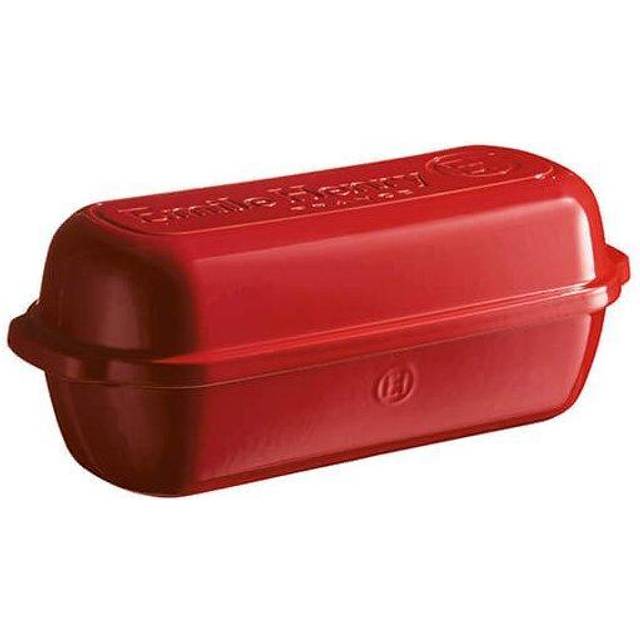 Emile Henry Burgundy Large Bread Loaf Baker 4.5L