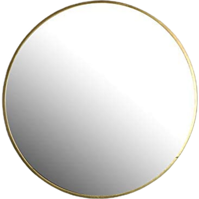 Extra Large Round Gold Wall Mirror 120cm x 120cm (1.2 M x 1.2 M) Material: Mirrors