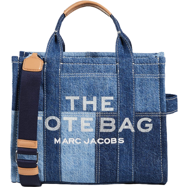 MARC JACOBS Marc Jacobs The Denim Medium Tote Bag in Blue Denim