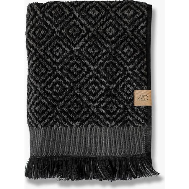 Mette Ditmer - Morocco Badhandduk 70x135 Cm / Vit - Svart