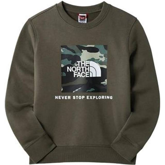 The North Face Teens Box Crew Sweater: Black: M Size: M, Colour: Black