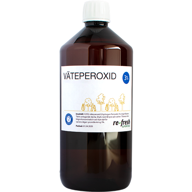 Re-fresh Superfood Väteperoxid 3%, 1000 ml
