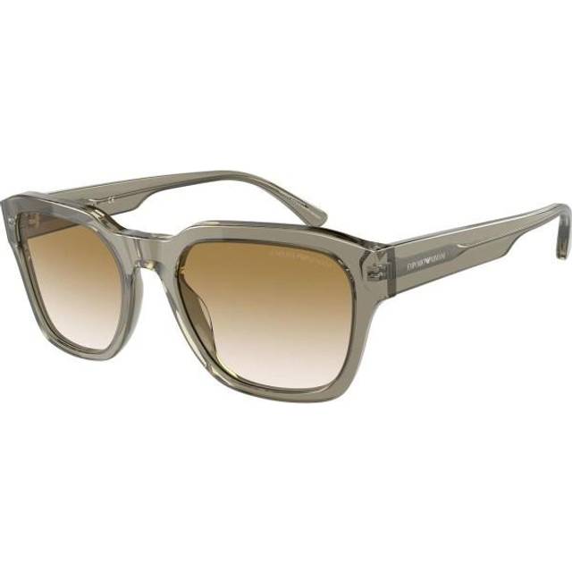 Emporio Armani EA 4175 588413, SQUARE Sunglasses, MALE, available with prescription - Green
