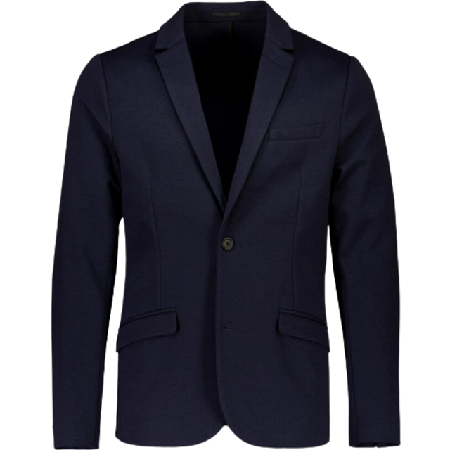 Lindbergh - Kavaj Velvet Blazer - Blå