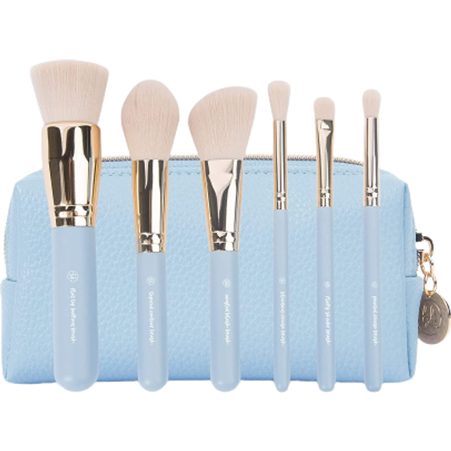 BH Travel Series: Escapade 6 Piece Mini Face & Eye Brush Set With Bag