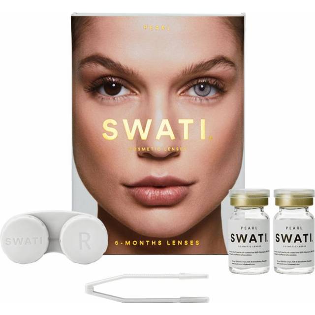 SWATI Färgade Kontaktlinser Pearl - 6 mån.