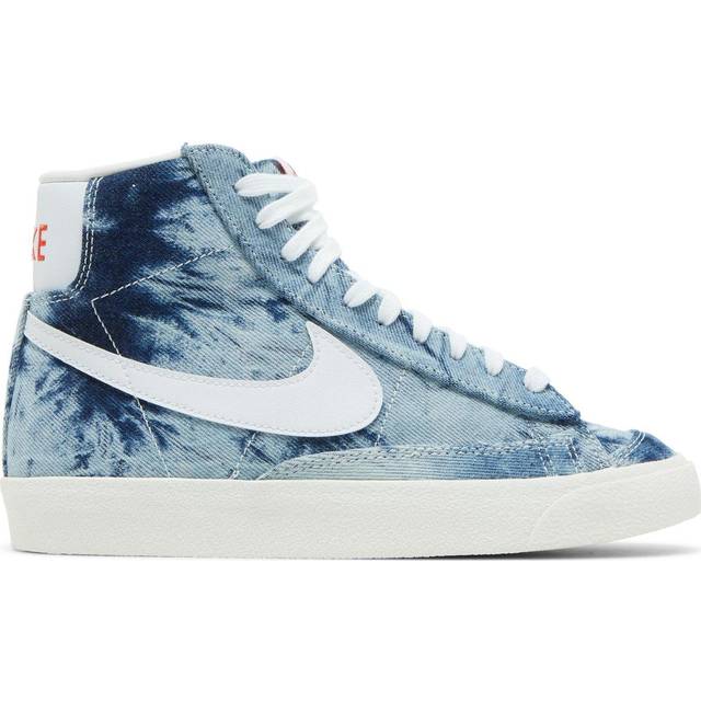 (WMNS) Nike Blazer Mid '77 'Washed Denim' - blue - 5