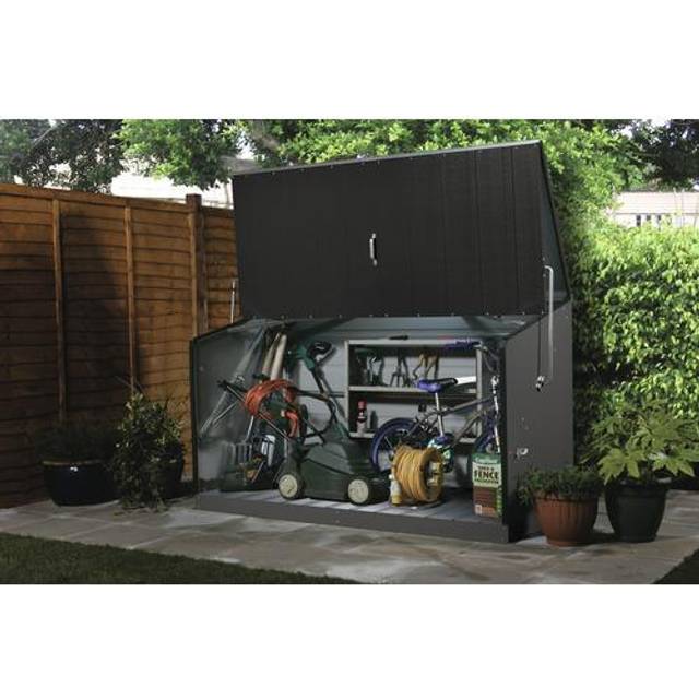 Trimetals Storeguard Large Garden Storage Box - Anthracite, Black