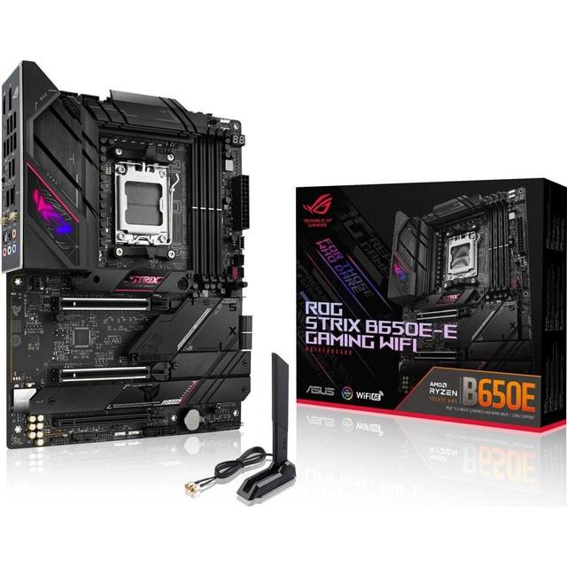 ASUS ROG STRIX B650E-E 90MB1BB0-M0EAY0 Motherboard, Svart, 30.5 x 24.4 x 5 cm