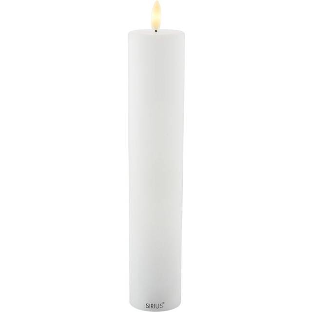 Sirius LED Kerze Sille 5 x 25 cm wiederaufladbar weiß