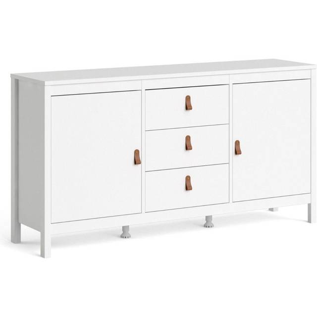 Furniture To Go Barcelona Sideboard 2 Doors + 3 Drawers In White - One Size