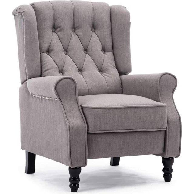 Althorpe Velvet Recliner - Midnight Blue