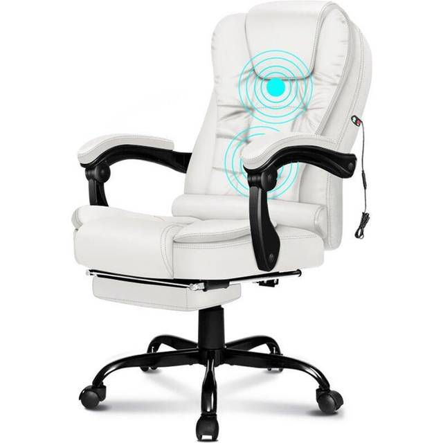(White) ELFORDSON Massage Office Executive Chair