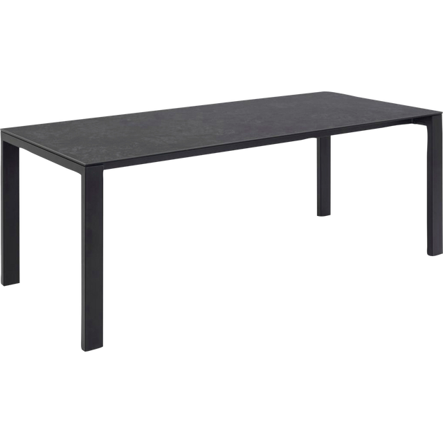 Florence Brentford Ceramic 6 Seater Dining Table Matt Black - Furniture To Go